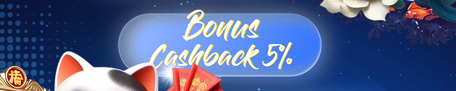 BONUS CASHBACK 5% BENIHTOTO